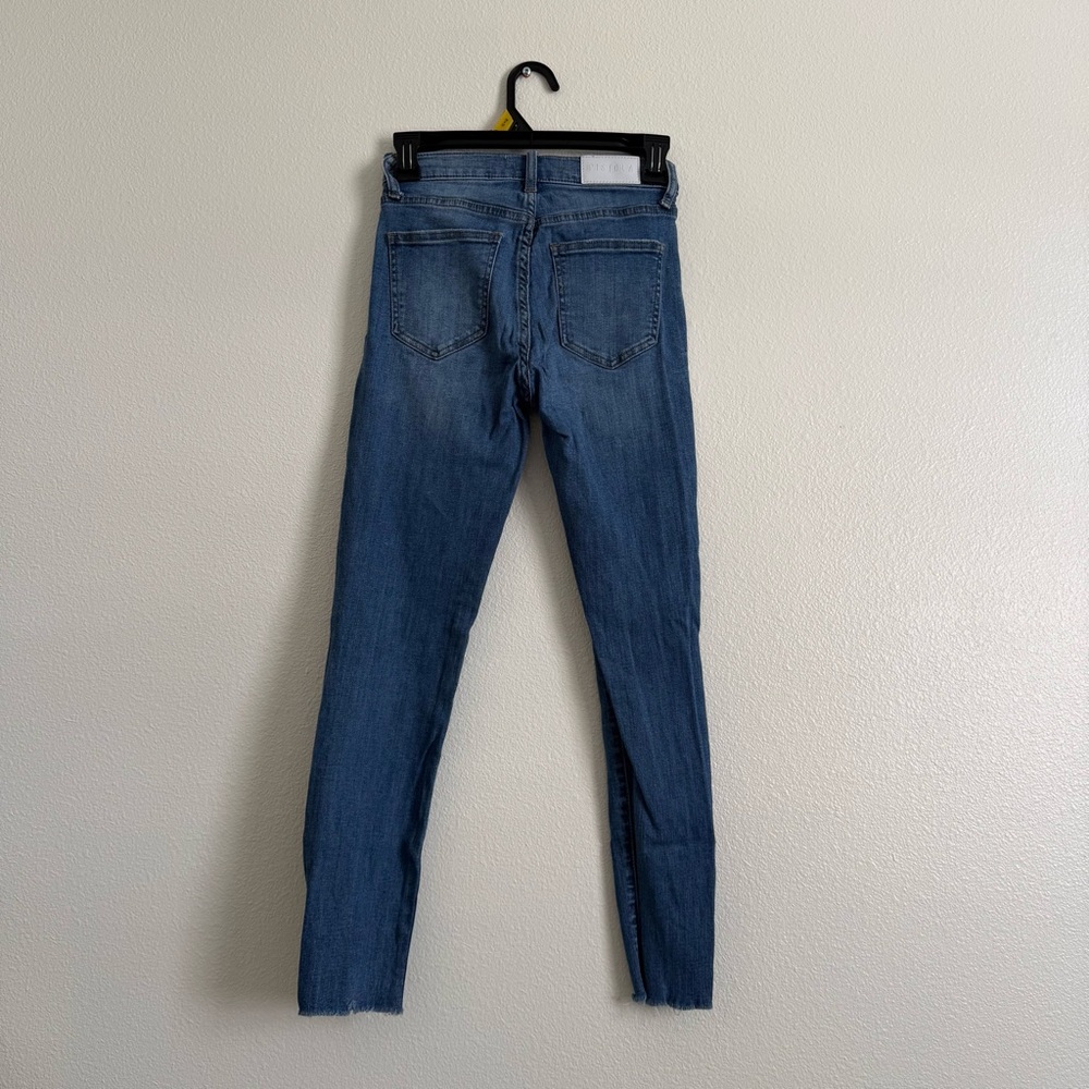 Pistola High-Rise Skinny w/ Medium Blue Wash and Raw Edge Hem (Box F) - Picture 8 of 10